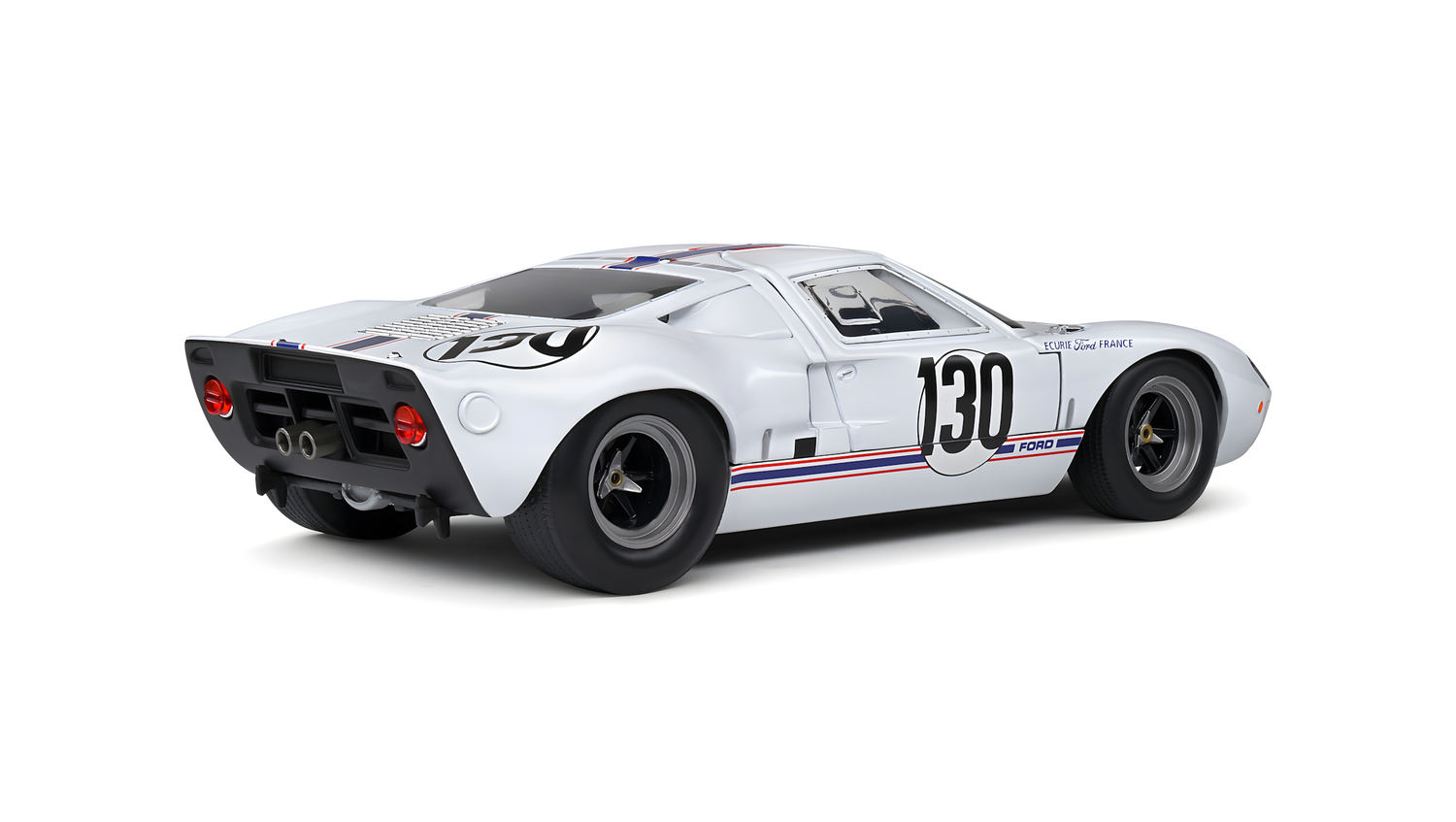 Solido 1:18 Ford Gt40 Mk1 White Targa Florio 1967 (S1803009)