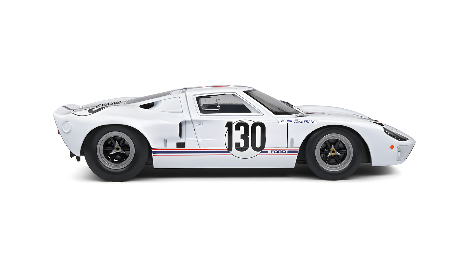 Solido 1:18 Ford Gt40 Mk1 White Targa Florio 1967 (S1803009)