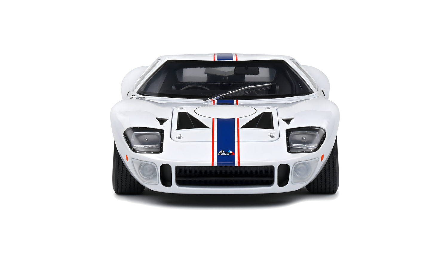 Solido 1:18 Ford Gt40 Mk1 White Targa Florio 1967 (S1803009)