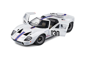 Solido 1:18 Ford Gt40 Mk1 White Targa Florio 1967 (S1803009)