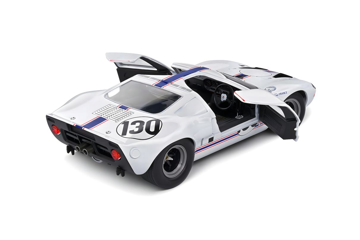 Solido 1:18 Ford Gt40 Mk1 White Targa Florio 1967 (S1803009)