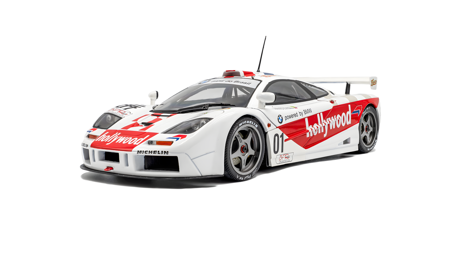 Solido 1:18 MCLAREN F1 GTR SHORT TAIL WHITE #01 N.PIQUET / J.CECOTTO 2 HORAS DE BRASILIA 1996 (S1804111)
