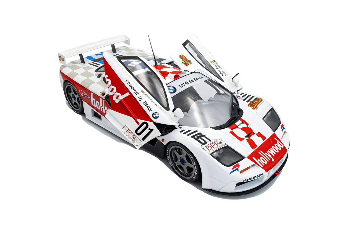 Solido 1:18 MCLAREN F1 GTR SHORT TAIL WHITE #01 N.PIQUET / J.CECOTTO 2 HORAS DE BRASILIA 1996 (S1804111)