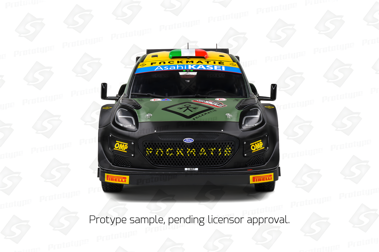 Solido 1:18 FORD PUMA RALLY1 HYBRID BLACK #7 BERTELLI/SCATTOLIN RALLY NEW ZEALAND 2022  (S1809505)