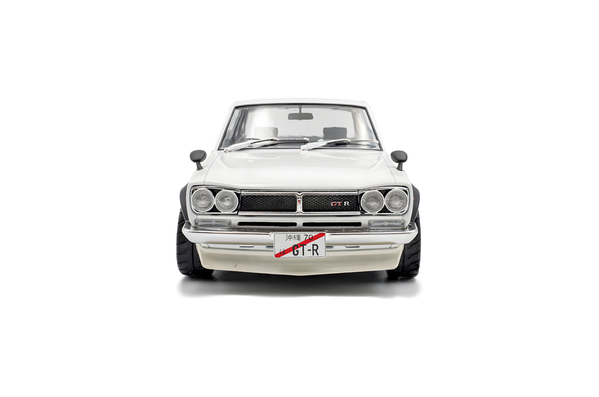 Solido 1:18 NISSAN SKYLINE (C10) HAKOSUKA SOLIDO WORKS PEARL WHITE 1970 (S1813001)
