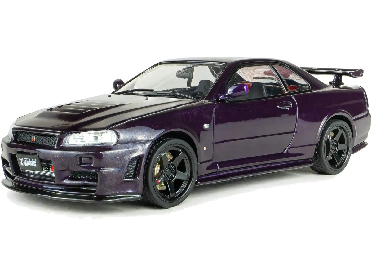 SOLIDO 1/43 NISSAN SKYLINE GT-R R34 Z-TUNE MIDNIGHT PURPLE 1999 (S4318201)