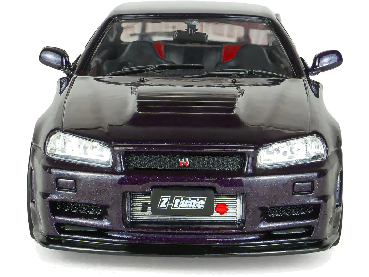 SOLIDO 1/43 NISSAN SKYLINE GT-R R34 Z-TUNE MIDNIGHT PURPLE 1999 (S4318201)