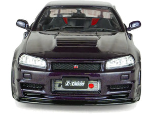 SOLIDO 1/43 NISSAN SKYLINE GT-R R34 Z-TUNE MIDNIGHT PURPLE 1999 (S4318201)