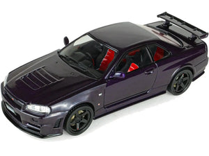 SOLIDO 1/43 NISSAN SKYLINE GT-R R34 Z-TUNE MIDNIGHT PURPLE 1999 (S4318201)
