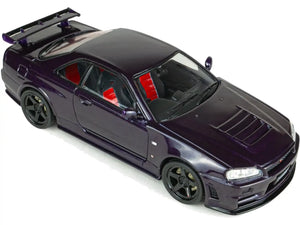 SOLIDO 1/43 NISSAN SKYLINE GT-R R34 Z-TUNE MIDNIGHT PURPLE 1999 (S4318201)