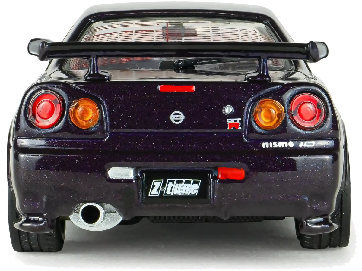 SOLIDO 1/43 NISSAN SKYLINE GT-R R34 Z-TUNE MIDNIGHT PURPLE 1999 (S4318201)