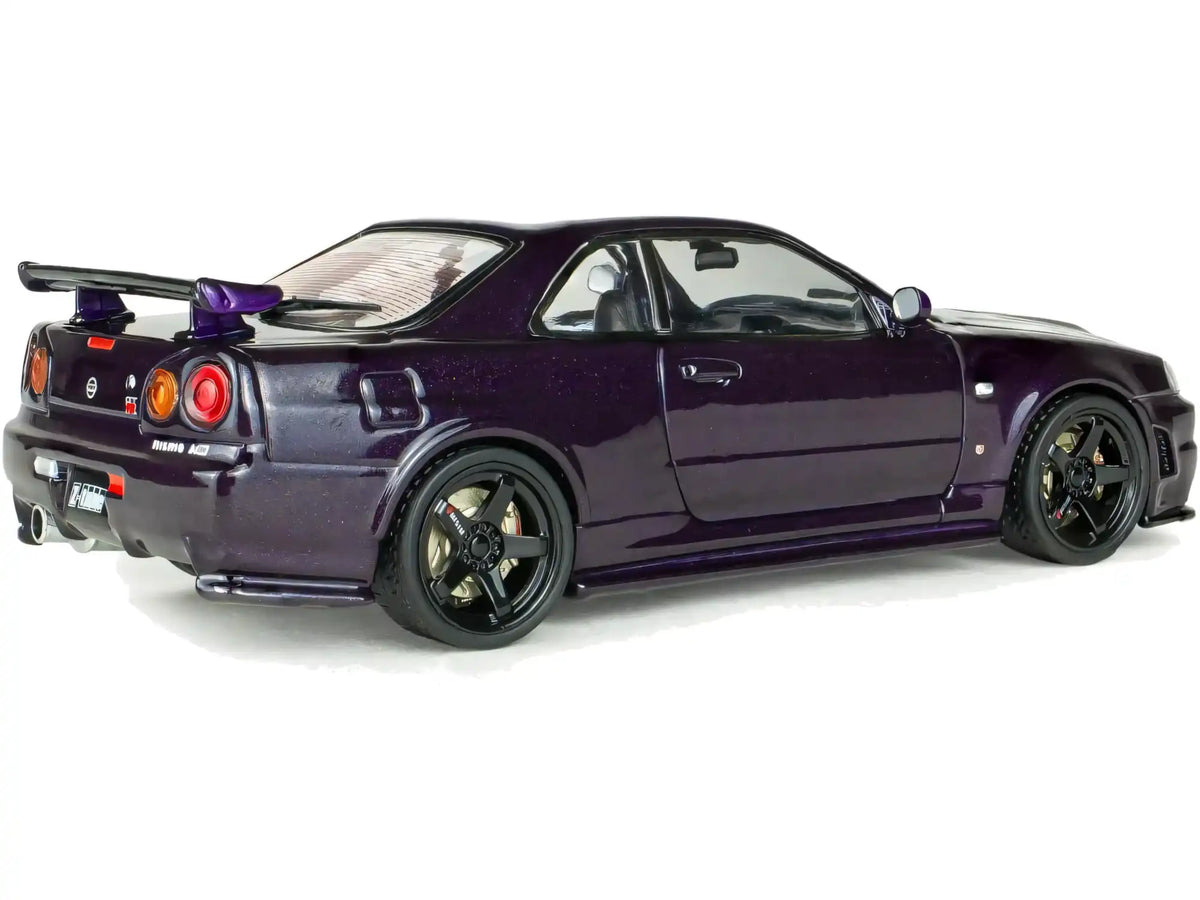 SOLIDO 1/43 NISSAN SKYLINE GT-R R34 Z-TUNE MIDNIGHT PURPLE 1999 (S4318201)