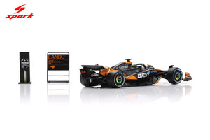 SPARK 1/64 McLAREN MCL39 #4 LANDO NORRIS WORLD CHAMPION ABU DHABI GP 2025 (64S078)