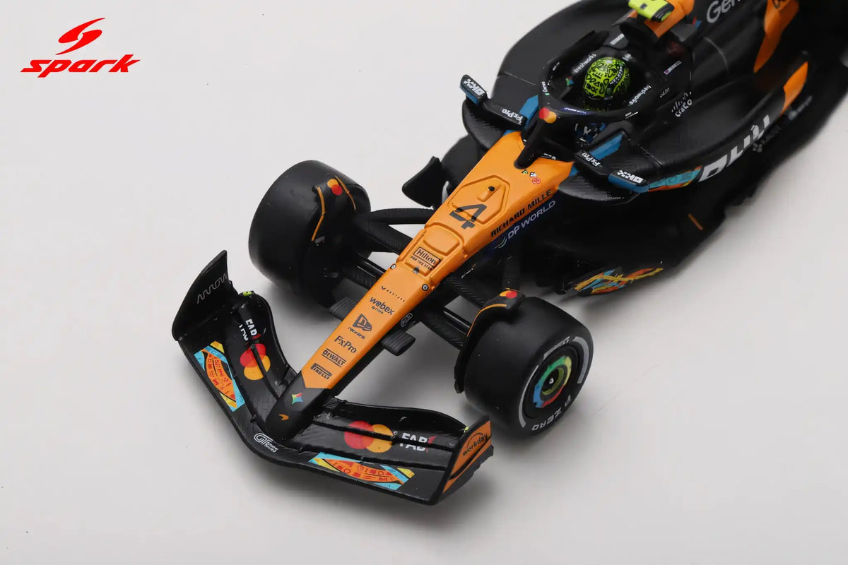 SPARK 1/64 McLAREN MCL39 #4 LANDO NORRIS WORLD CHAMPION ABU DHABI GP 2025 (64S078)