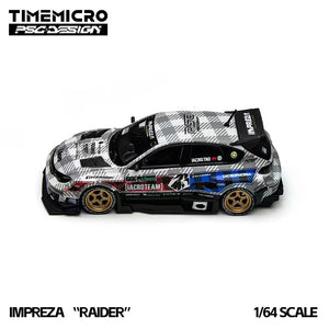 TIMEMICRO x PSC DESIGN x iACRO Team 1/64 Subaru Impreza “Raider” (TM648302)