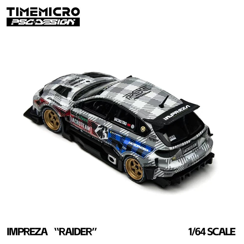 TIMEMICRO x PSC DESIGN x iACRO Team 1/64 Subaru Impreza “Raider” (TM648302)