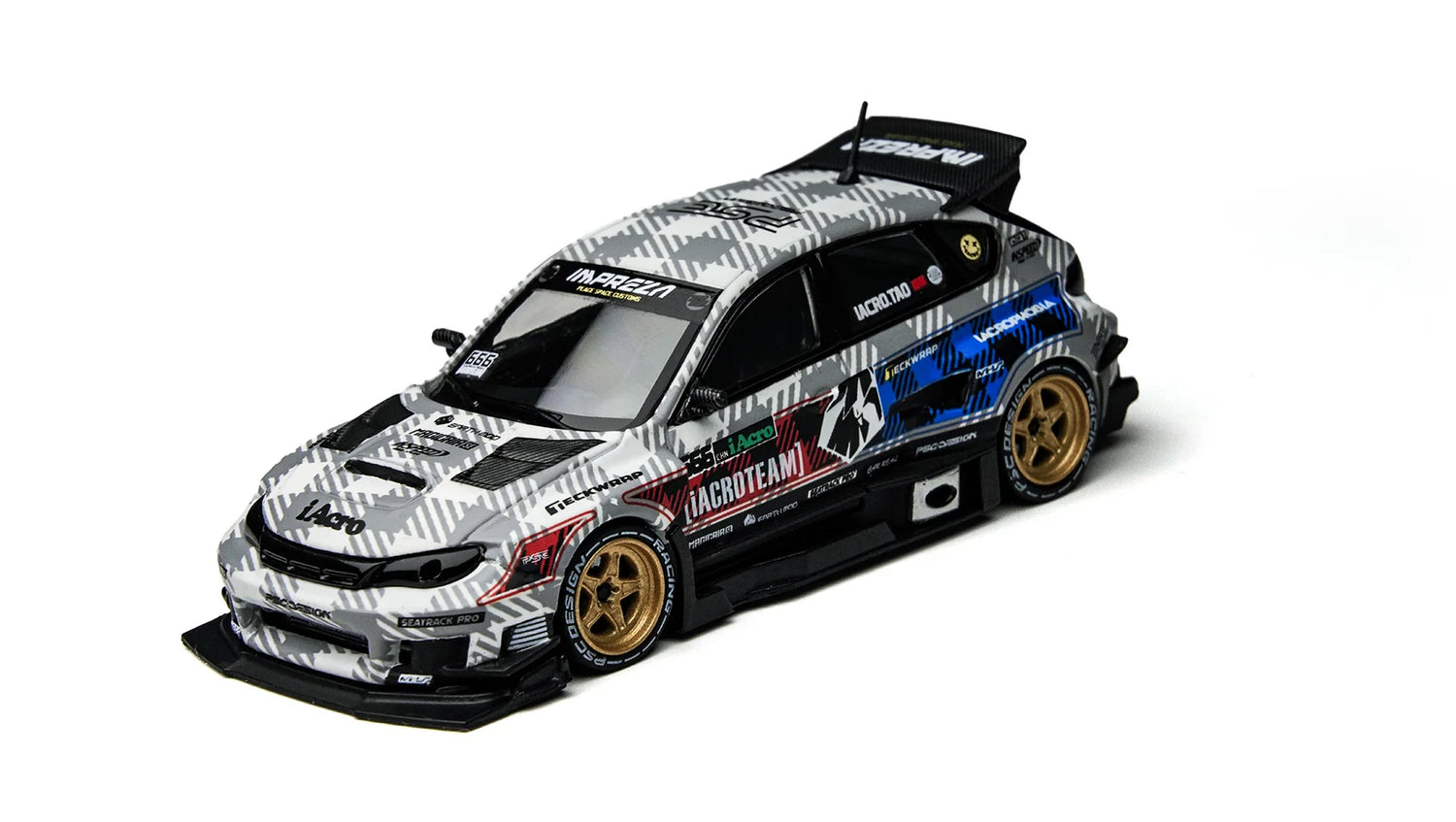 TIMEMICRO x PSC DESIGN x iACRO Team 1/64 Subaru Impreza “Raider” (TM648302)