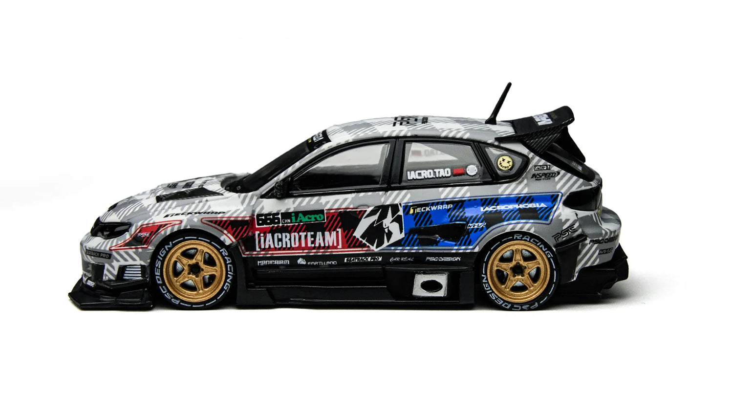 TIMEMICRO x PSC DESIGN x iACRO Team 1/64 Subaru Impreza “Raider” (TM648302)