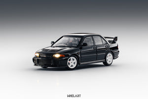 WHELART 1:64 Mitsubishi Lancer Evolution 3 Black (H-003B)