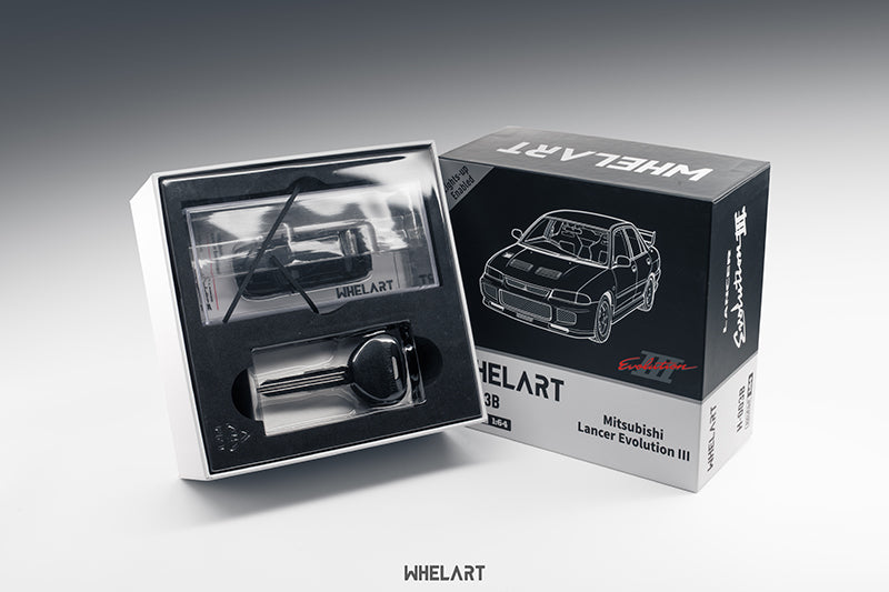 WHELART 1:64 Mitsubishi Lancer Evolution 3 Black (H-003B)
