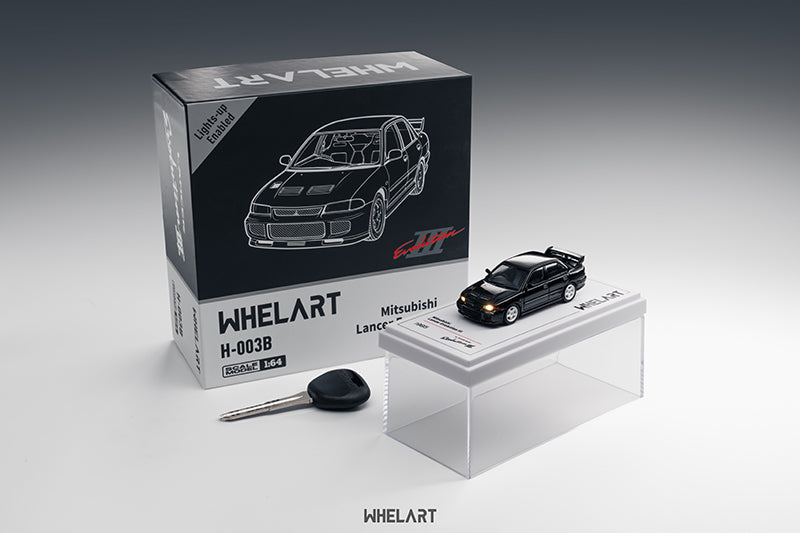 WHELART 1:64 Mitsubishi Lancer Evolution 3 Black (H-003B)