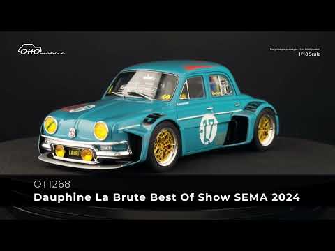 OTTOmobile 1:18 Dauphine La Brute green with Patina best of show SEMA 2024 (OT1268)