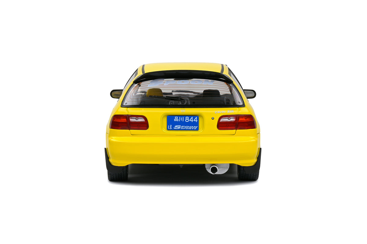 Solido 1:18 HONDA CIVIC (EG6) SPOON VERSION YELLOW CARNIVAL 1991 (S1810402)