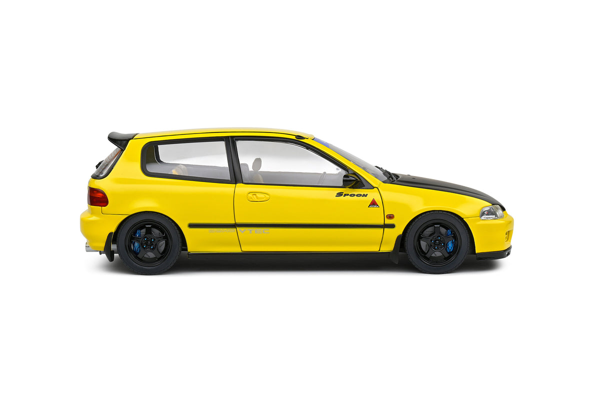Solido 1:18 HONDA CIVIC (EG6) SPOON VERSION YELLOW CARNIVAL 1991 (S1810402)