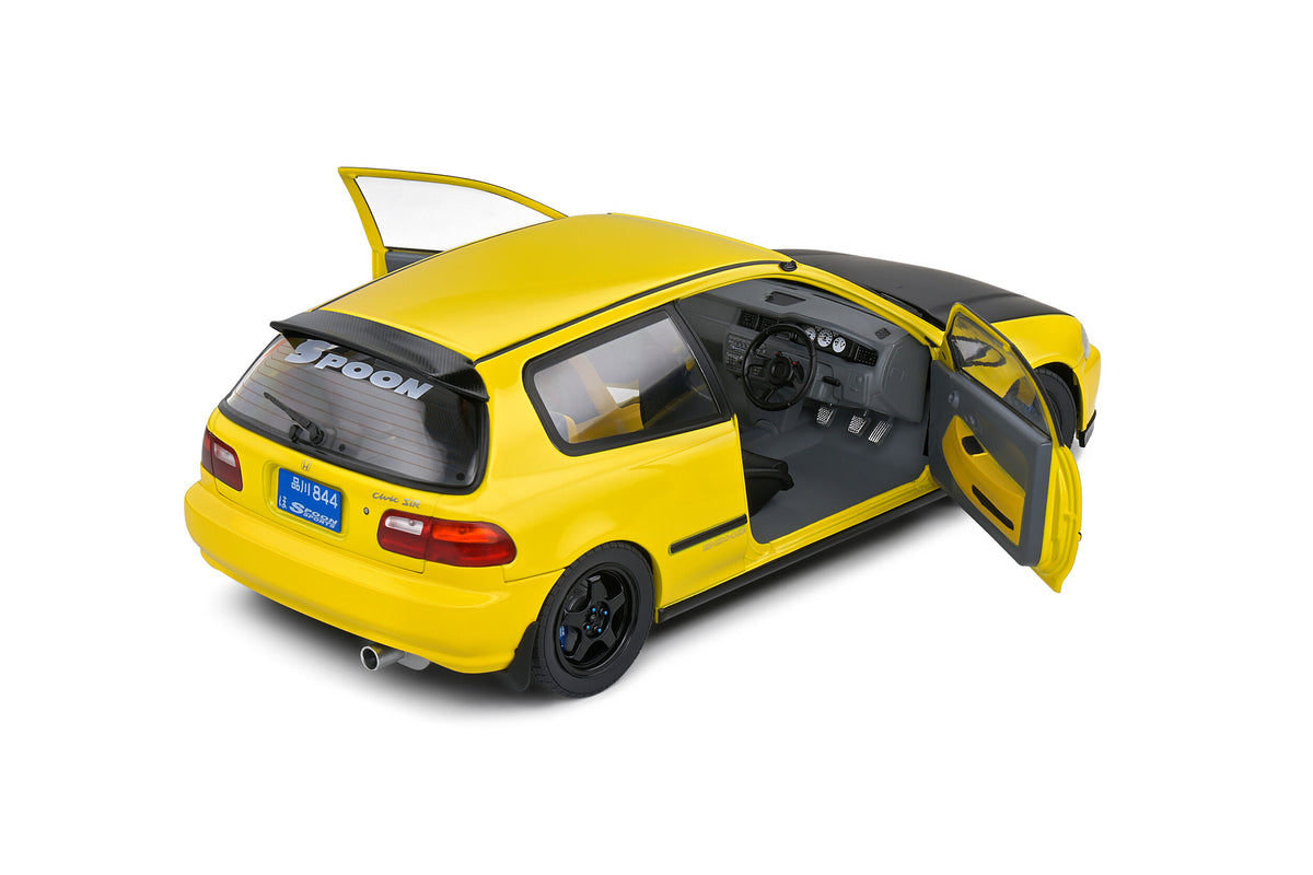 Solido 1:18 HONDA CIVIC (EG6) SPOON VERSION YELLOW CARNIVAL 1991 (S1810402)