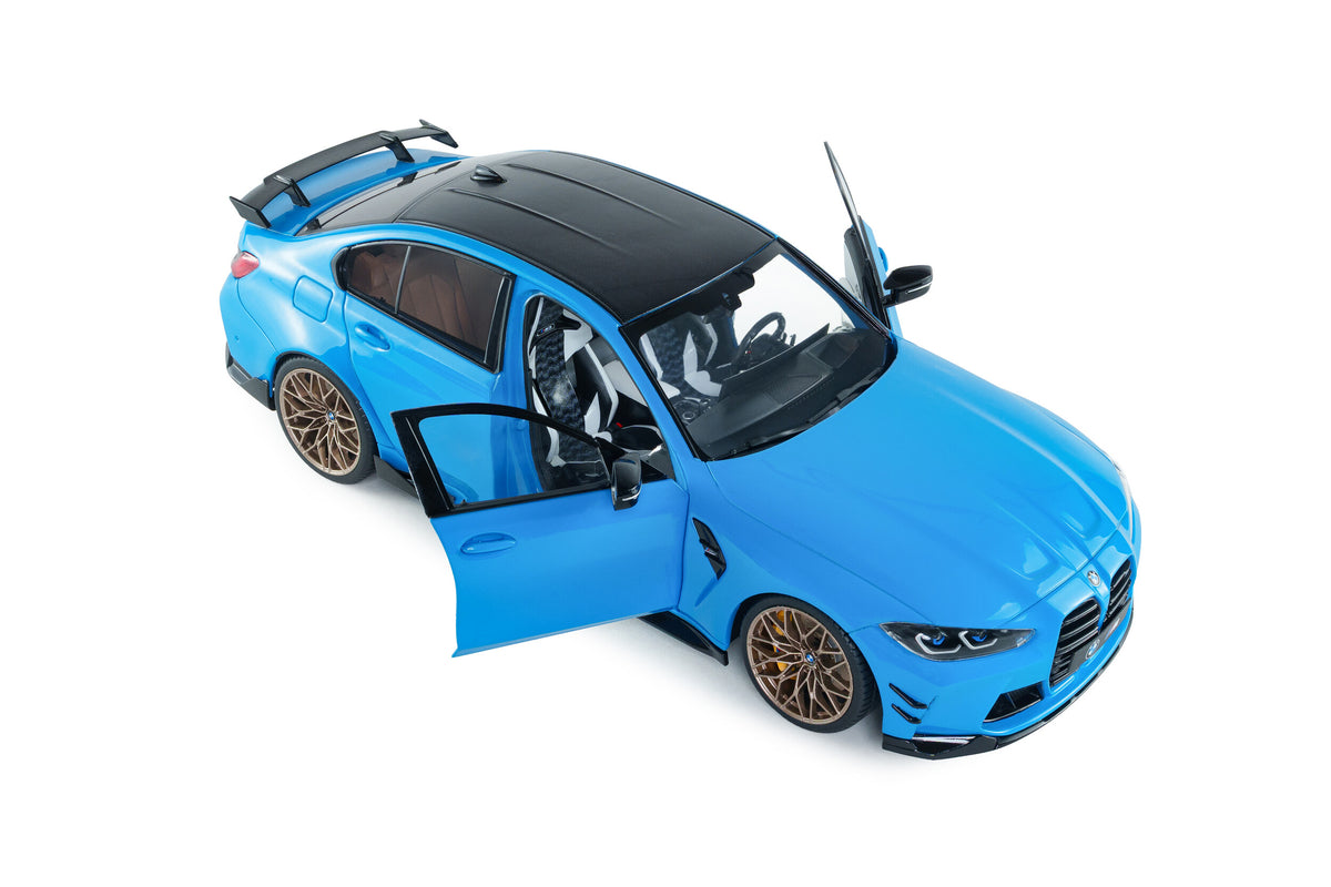 Solido 1:18 BMW M3 PERFORMANCE PARTS DAYTONA BEACH BLUE 2024 (S1814303)