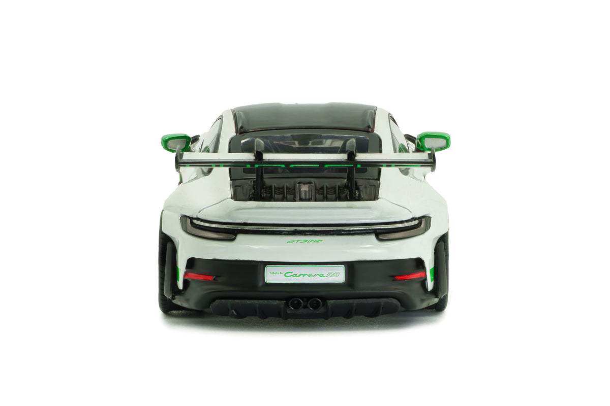 SOLIDO 1/43 PORSCHE 911 (992) GT3 RS TRIBUTE WHITE/GREEN 2023 (S4314801)